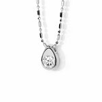 【#H253】(Funk)925 Sterling Silver Synthetic Moissanite Necklace