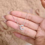 【#H254】(Fabian)925 Sterling Silver Synthetic Moissanite Necklace