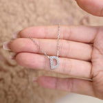 【#H254】(Fabian)925 Sterling Silver Synthetic Moissanite Necklace