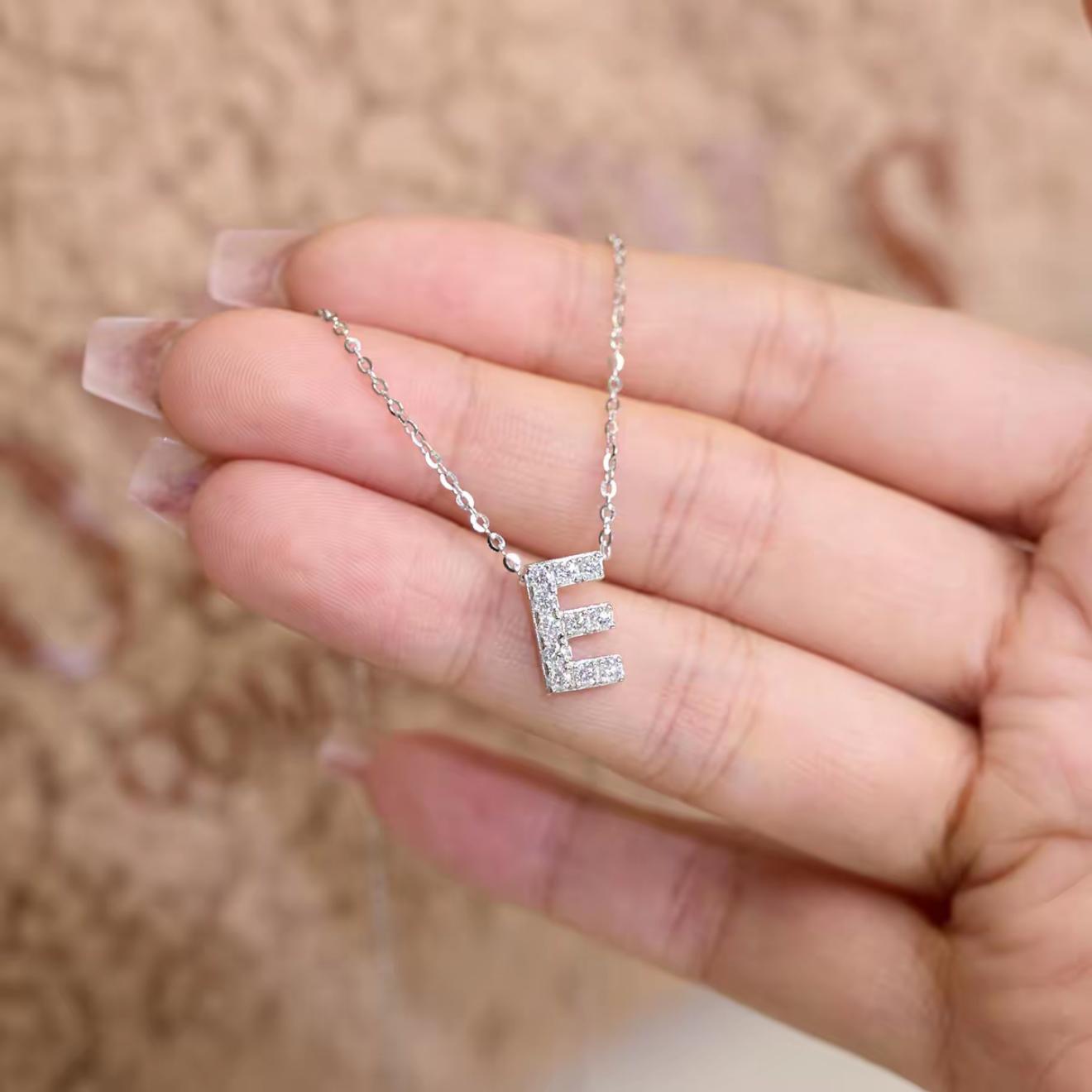 【#H254】(Fabian)925 Sterling Silver Synthetic Moissanite Necklace
