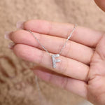 【#H254】(Fabian)925 Sterling Silver Synthetic Moissanite Necklace