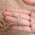 【#H254】(Fabian)925 Sterling Silver Synthetic Moissanite Necklace