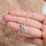 【#H254】(Fabian)925 Sterling Silver Synthetic Moissanite Necklace