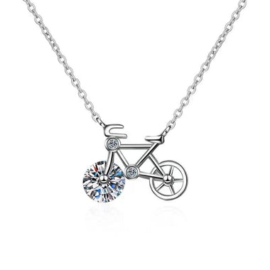 【#255】(Ferdinand)925 Sterling Silver Synthetic Moissanite Necklace