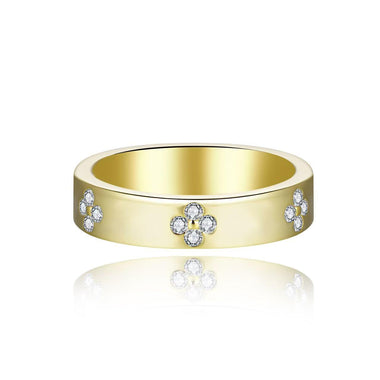 【#A264】（Colette）925 Sterling Silver Synthetic Moissanite Ring