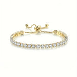 【#A267】(Kian) 925 Sterling Silver Synthetic Moissanite Bracelet