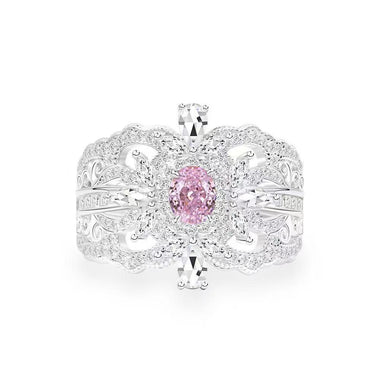 【#A270】(Kamaria) 925 Sterling Silver Synthetic Moissanite ring