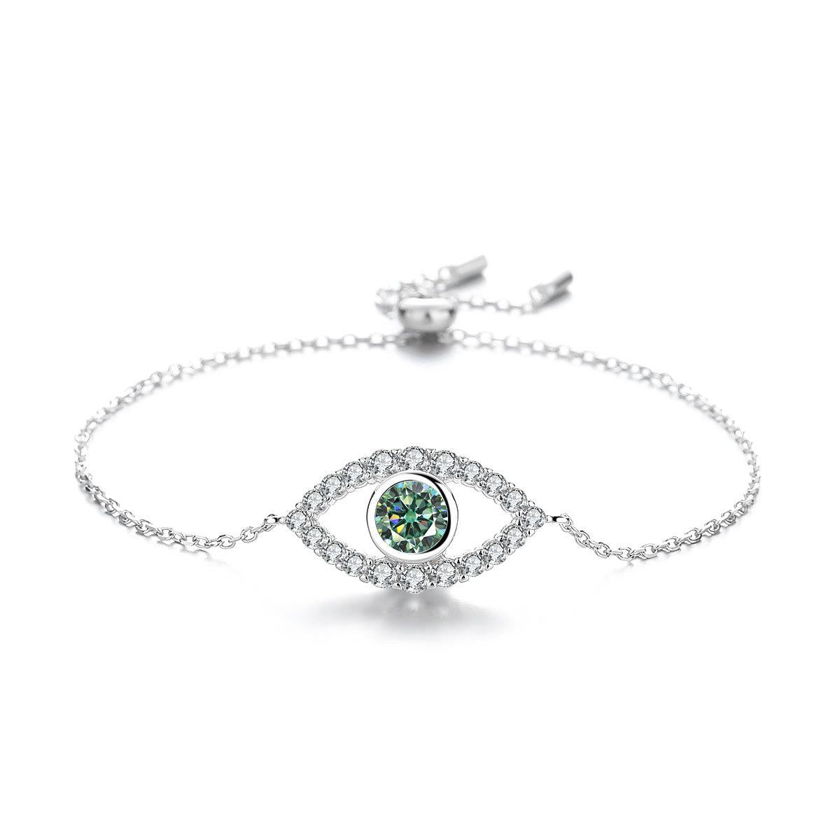 【#A543】(Kerwin)925 SterlingSilver Synthetic Moissanite bracelet
