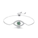 【#A543】(Kerwin)925 SterlingSilver Synthetic Moissanite bracelet