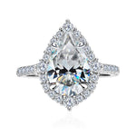 【#A551】(Zona)925 Sterling Silver Synthetic Moissanite Rings