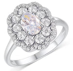 【#A303】(Mary) 925 Sterling Silver Synthetic Moissanite rings