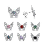 【#A329】(Tyler)925 Sterling Silver Synthetic Moissanite Earrings