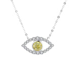 【#A333】(Salome)925 Sterling Silver Synthetic Moissanite Necklace