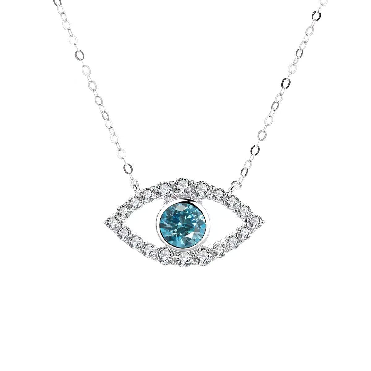 【#A333】(Salome)925 Sterling Silver Synthetic Moissanite Necklace