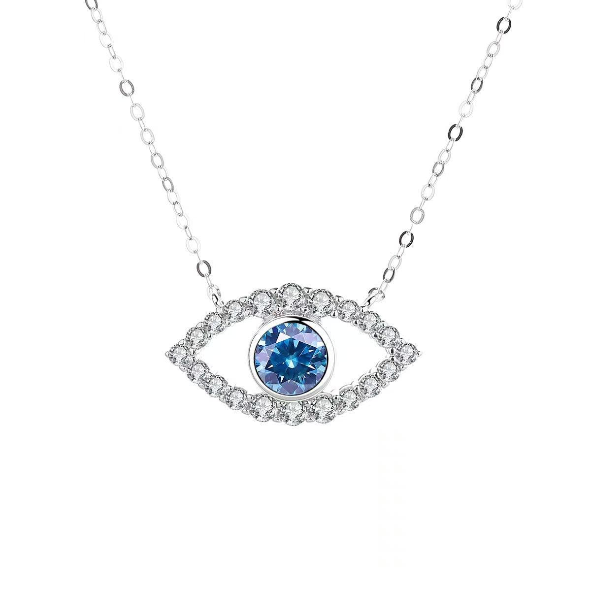 【#A333】(Salome)925 Sterling Silver Synthetic Moissanite Necklace
