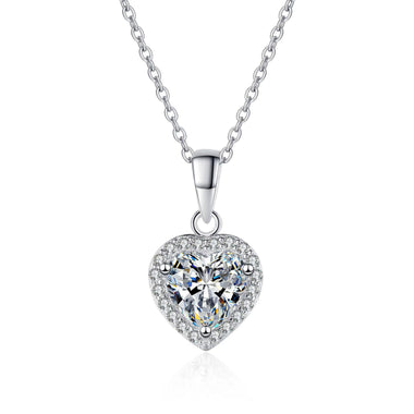 【#338】(Freya)925 Sterling Silver Synthetic Moissanite necklace