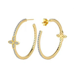 【#A347】(Jocelyn)925Sterling Silver Synthetic Moissanite earrings