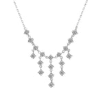 【#A359】(Noor)925 Sterling Silver Synthetic Moissanite Necklace