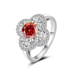 【#A361】 (Nerissa) 925 Sterling Silver Synthetic Moissanite Ring