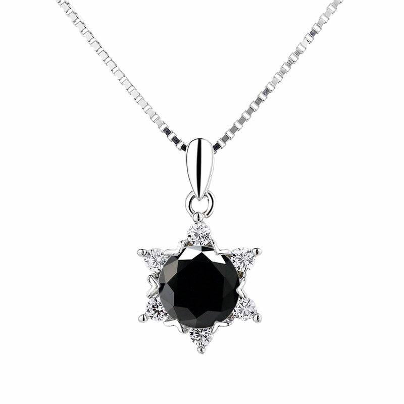 【#A537】(Carrier)925 Sterling Silver Synthetic Moissanite Necklace