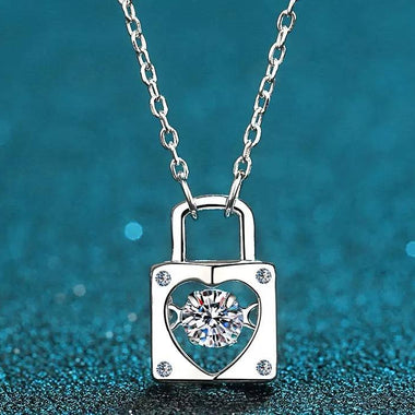 【#39】(Bruce) 925 Sterling Silver Synthetic Moissanite Necklace