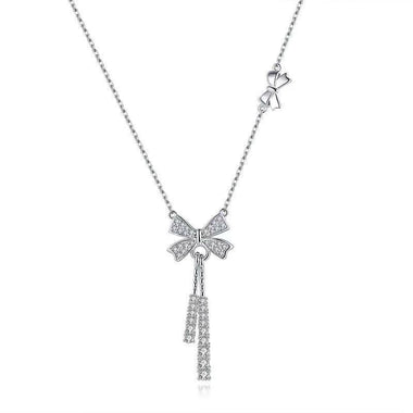 【#ZC01】(Eliana)925 Sterling Silver Synthetic Zircon Necklace