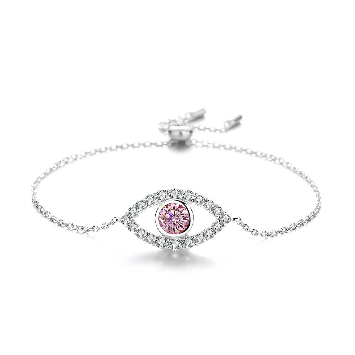【#A543】(Kerwin)925 SterlingSilver Synthetic Moissanite bracelet