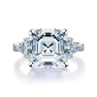 【#491】(Marcellus) 925 Sterling Silver Synthetic Moissanite Set