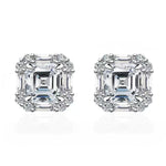【#491】(Marcellus) 925 Sterling Silver Synthetic Moissanite Set