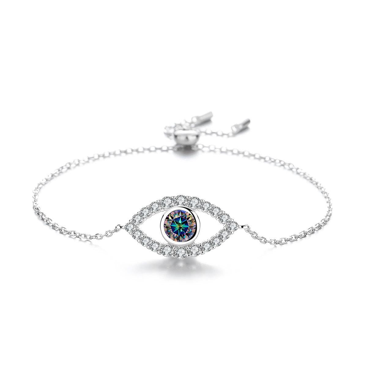 【#A543】(Kerwin)925 SterlingSilver Synthetic Moissanite bracelet