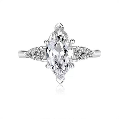 【#A561】(Nico)Synthetic Moissanite Fashion Jewelry Ring