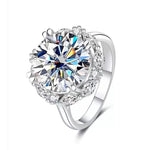 【#A564】(Forrest)925 Sterling Silver Synthetic Moissanite Ring