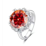 【#A564】(Forrest)925 Sterling Silver Synthetic Moissanite Ring