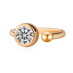 【#A566】(Sylvie）925 Sterling Silver Synthetic Moissanite rings
