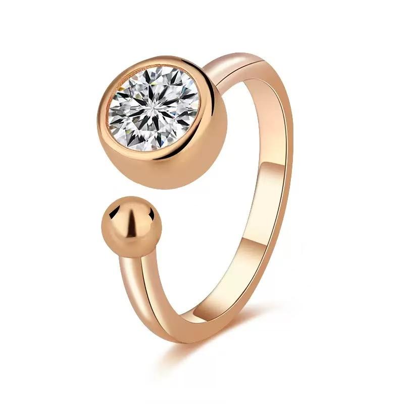 【#A566】(Sylvie）925 Sterling Silver Synthetic Moissanite rings