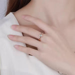 【#A566】(Sylvie）925 Sterling Silver Synthetic Moissanite rings