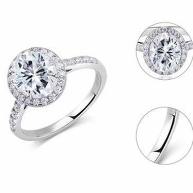 【#H574】(Pigeon) 925 Sterling Silver Synthetic Moissanite rings