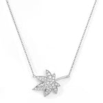 【#H576】(Althea)925 Sterling Silver Synthetic Moissanite Necklace