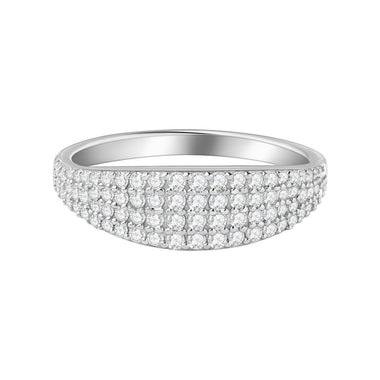 【#H581】(Bblythe) 925 Sterling Silver Synthetic Moissanite rings