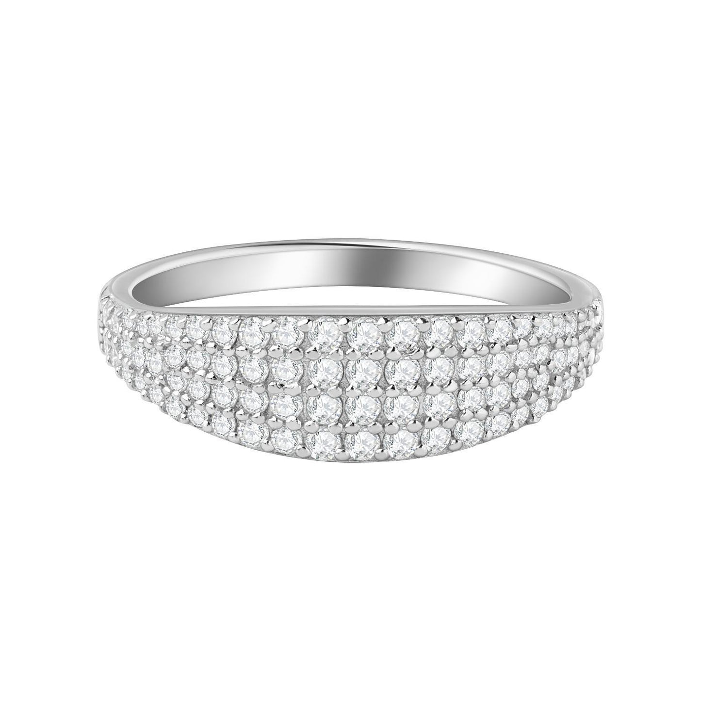 【#H581】(Bblythe) 925 Sterling Silver Synthetic Moissanite rings