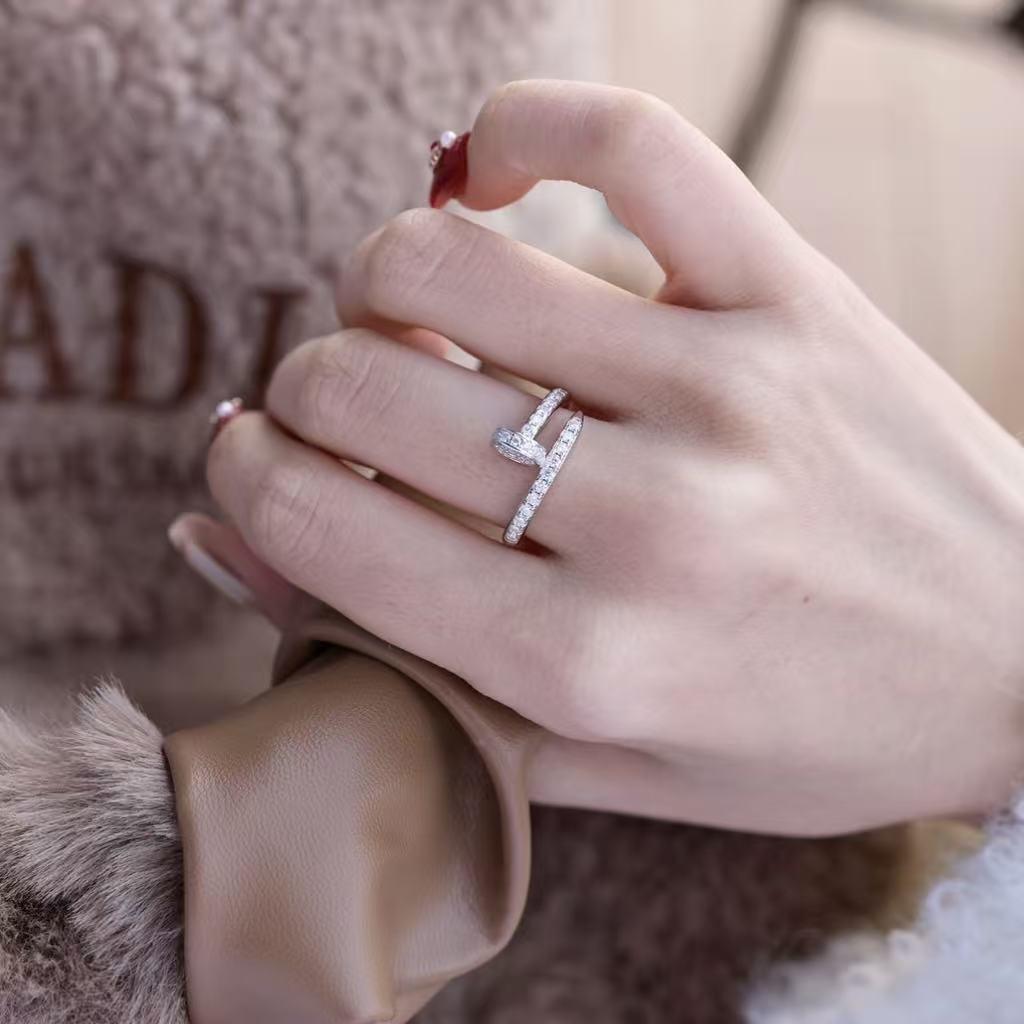 【#H584】(Katherine) 925 Sterling Silver Synthetic Moissanite rings