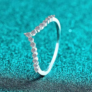 【#A589】(Wade) 925 Sterling Silver Synthetic Moissanite rings