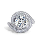 【#A595】(Dreamland) 925 Sterling Silver Synthetic Moissanite rings