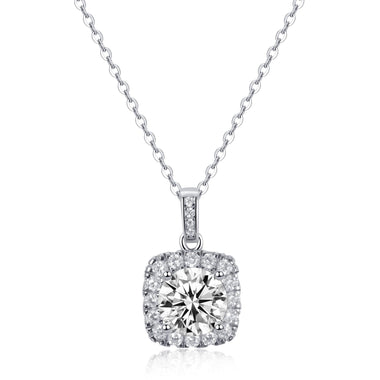 【#33】(Classic Grace)925 Sterling Silver Moissanite necklace