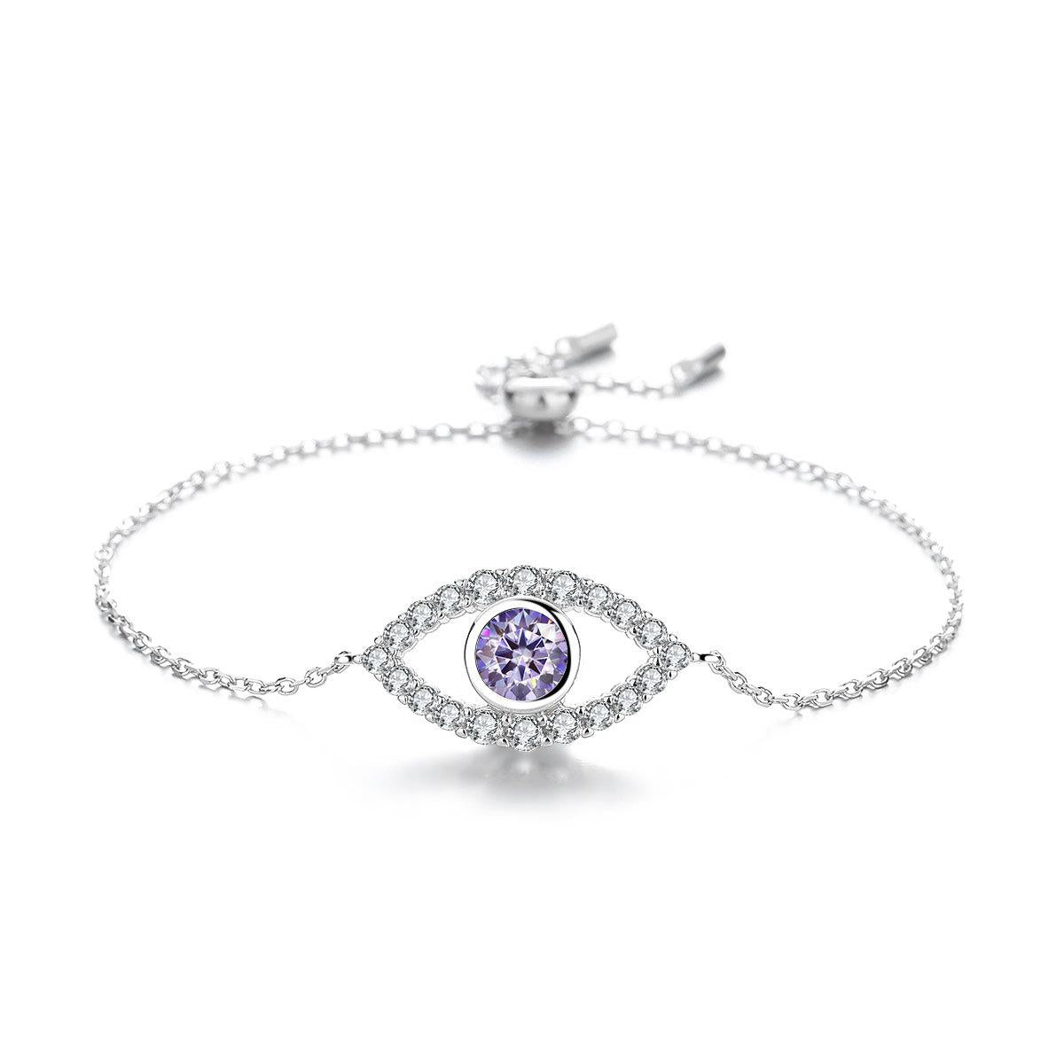 【#A543】(Kerwin)925 SterlingSilver Synthetic Moissanite bracelet