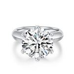 【#23】（Tarsha）925 Sterling Silver Moissanite rings