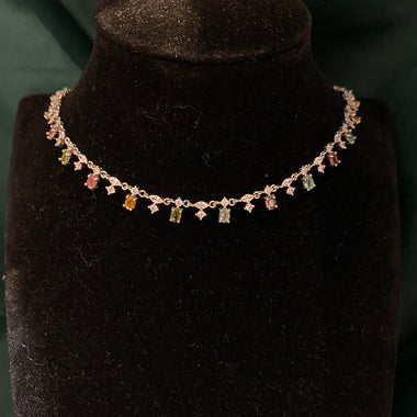 【#A416】(Nidia)925 Sterling Silver Fashion Necklace