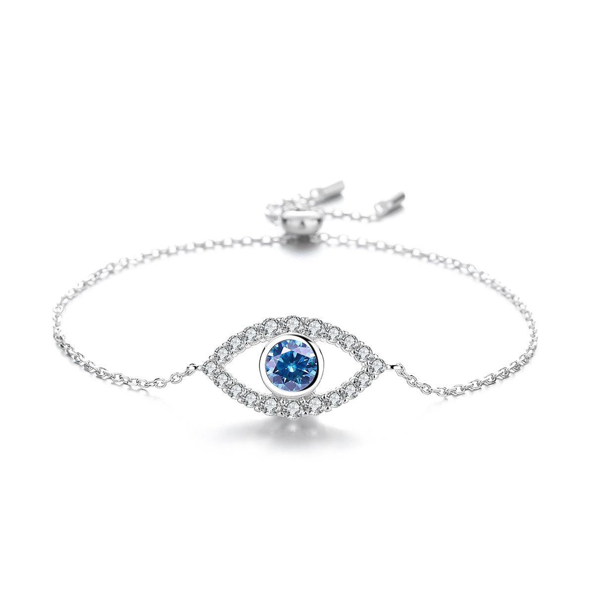 【#A543】(Kerwin)925 SterlingSilver Synthetic Moissanite bracelet