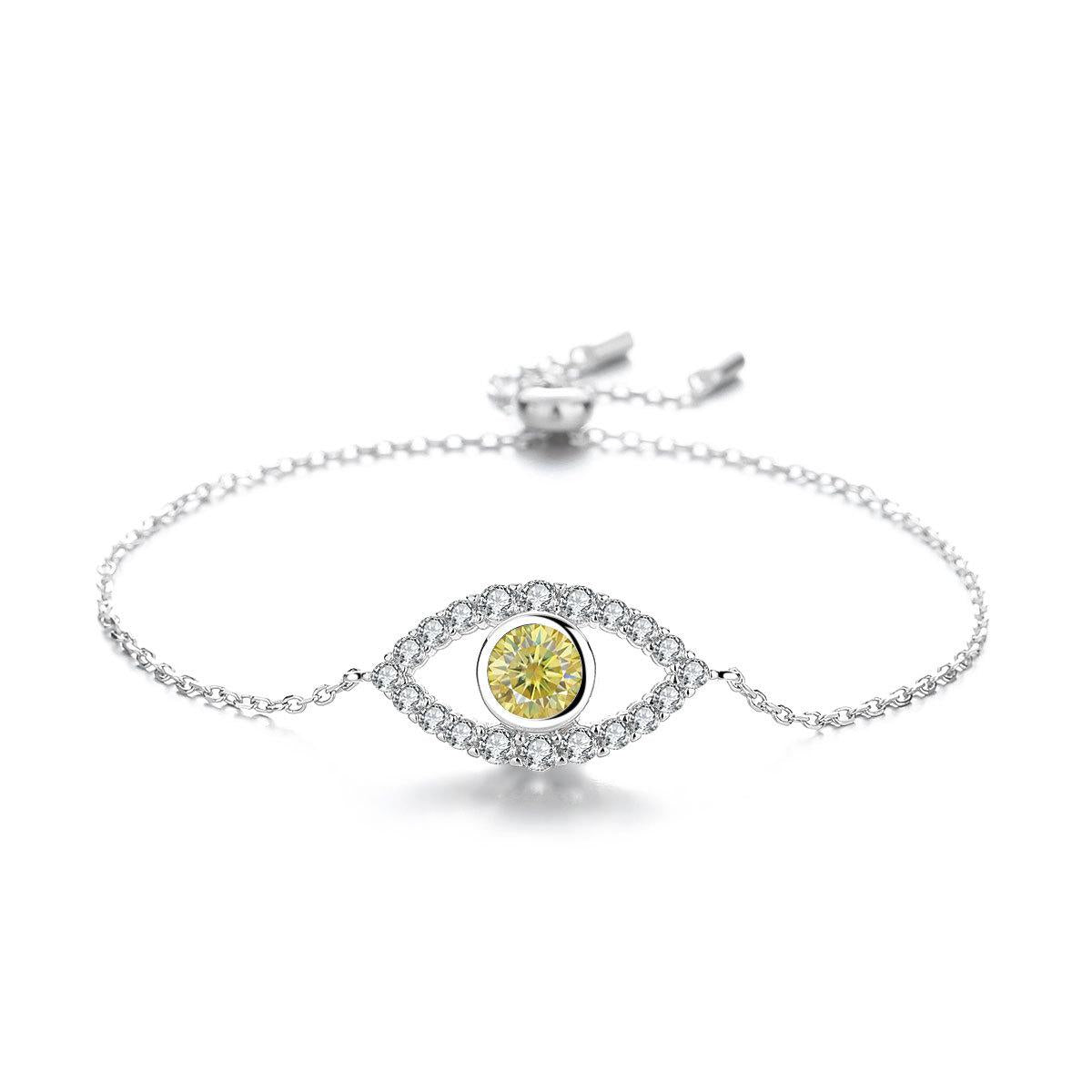 【#A543】(Kerwin)925 SterlingSilver Synthetic Moissanite bracelet
