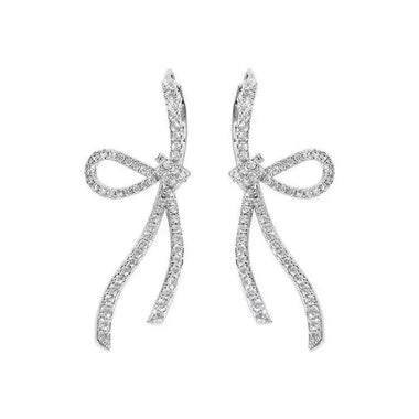 【#52】(Bailey)925Sterling Silver Synthetic Moissanite Earrings